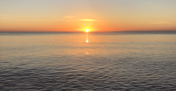 Sotogrande sea sunset